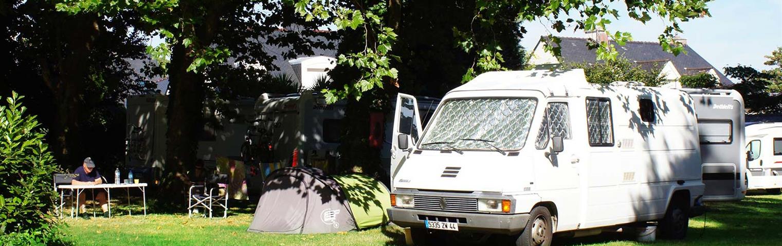 Emplacements camping du Moulin d'Aurore 29
